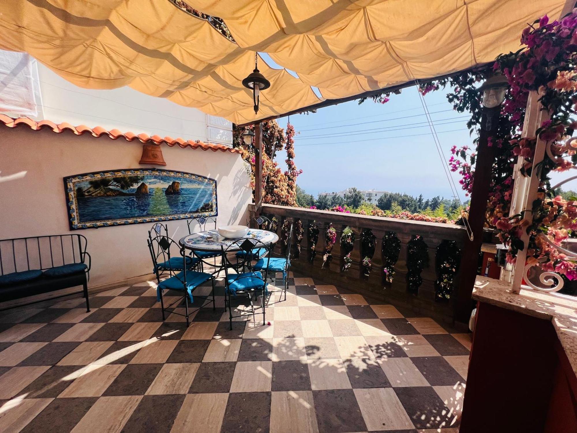 Luxury House In Villa Pompeiana Via Camerelle Con Terrazza Vista Mare Capri Exterior foto