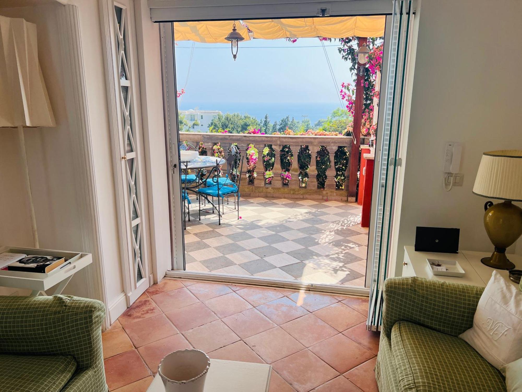 Luxury House In Villa Pompeiana Via Camerelle Con Terrazza Vista Mare Capri Exterior foto