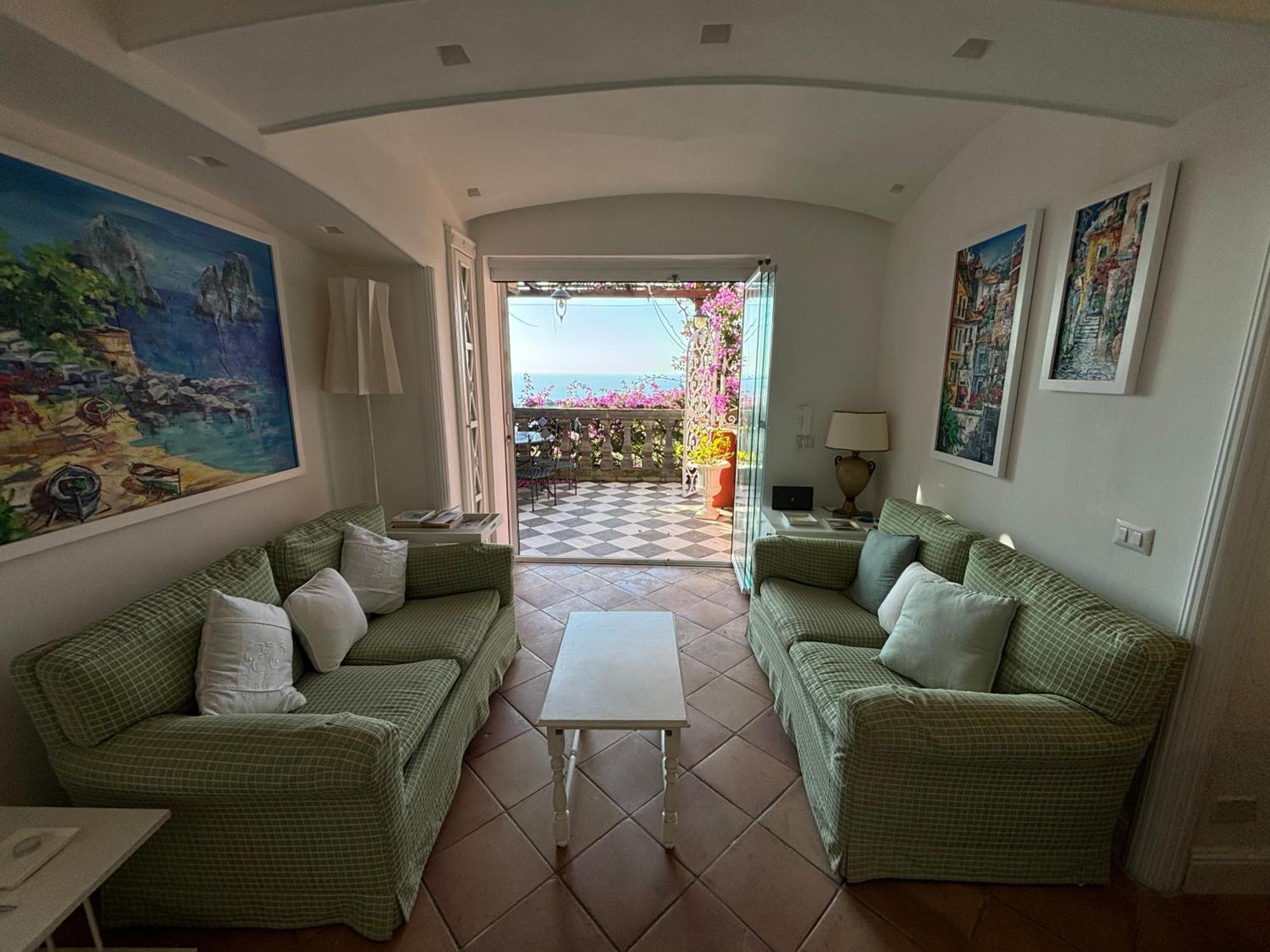 Luxury House In Villa Pompeiana Via Camerelle Con Terrazza Vista Mare Capri Exterior foto